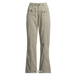 Aeropostale Low Rise Non Stretch Flare Khaki Jeans Size 6 NWT